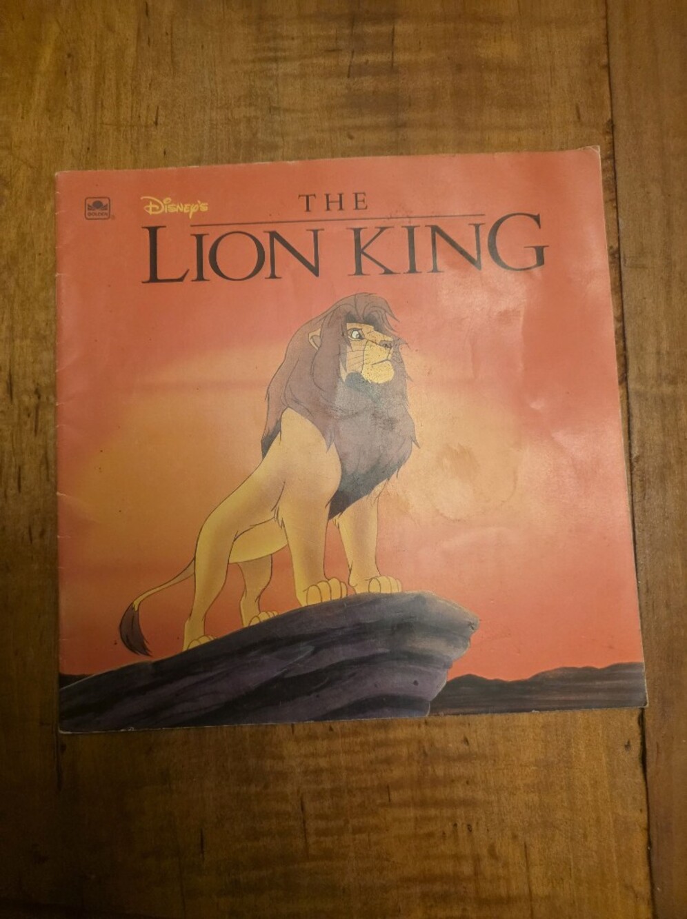 Disney's The Lion King A Golden Book Paperback 1994 Vintage.